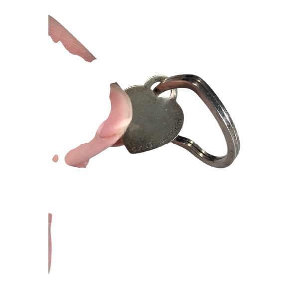 Tiffany & Co. Silver Heart Keychain 925 sterling engraved y2k purse - Picture 5 of 12